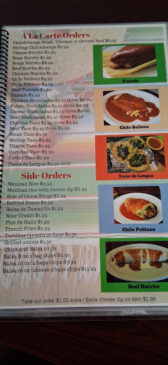 El Ranchito Restaurant Menu - Image 2